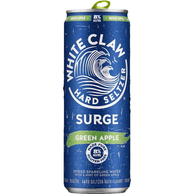 White Claw Hard Seltzer Surge Green Apple 19.2oz Can