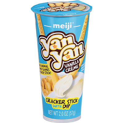 Meiji Cracker Stick, Vanilla Creme 2 Oz