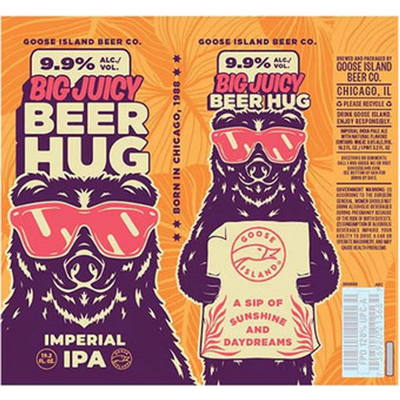 Goose Island Big Juicy Beer Hug 19.2OZ