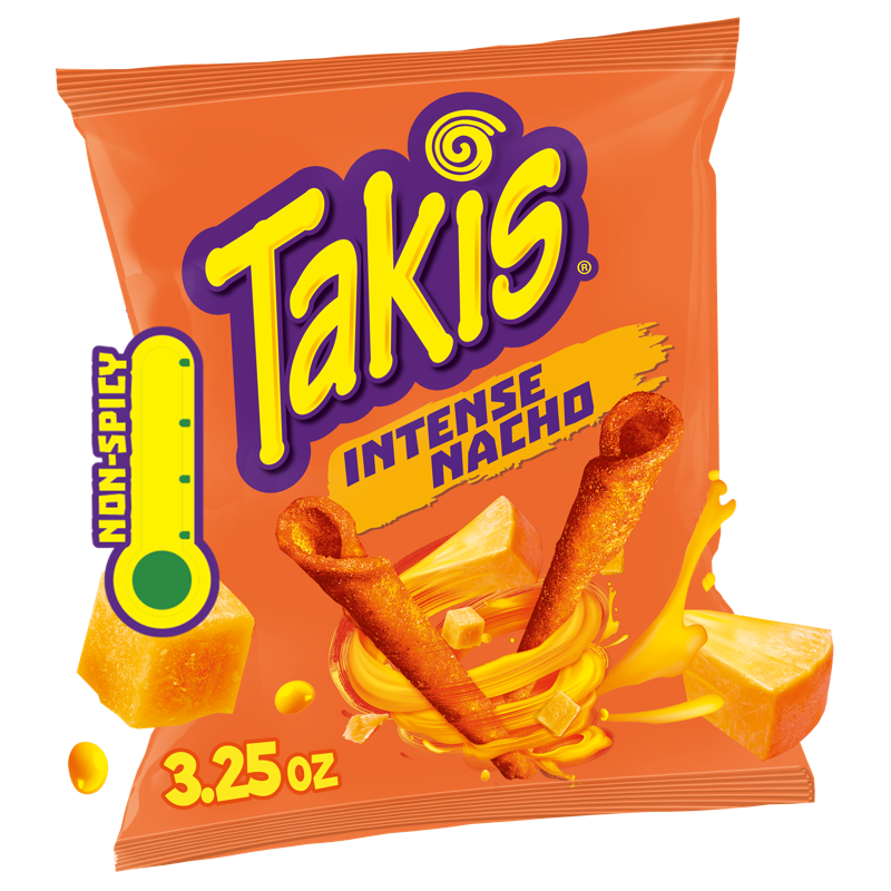 Takis Intense Nacho Cheese Rolled Tortilla Chips