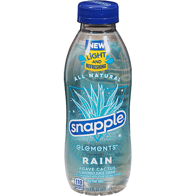 Snapple Elements Rain Agave Cactus Juice 15.9oz Bottle