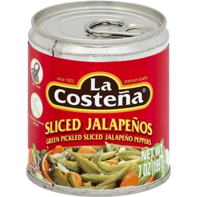 La Costeña Sliced Pickled Jalapeño Peppers 7oz Can