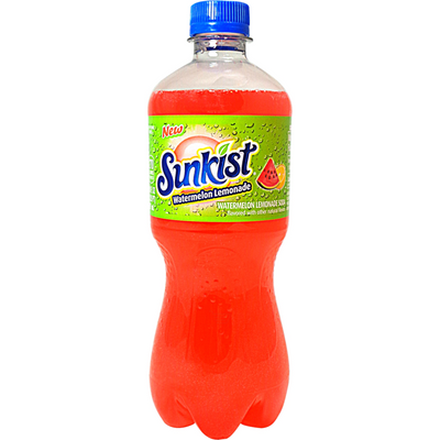 Sunkist Watermelon Lemonade Soda