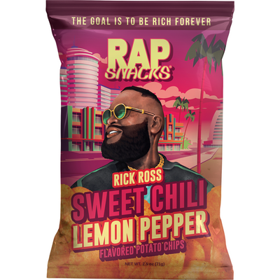 Rap Snacks Sweet Chili Lemon Pepper - Rick Ross - 2.5oz Bag
