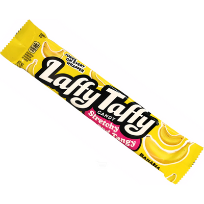 Laffy Taffy Stretchy and Tangy Banana Candy 1.49oz Pack Pack