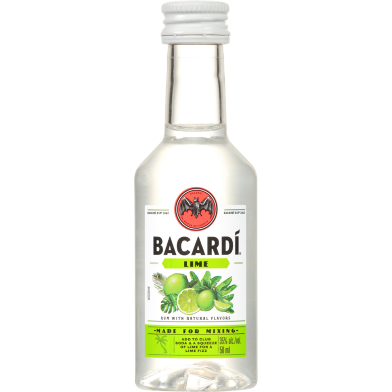 Bacardi Lime Rum 50ml Bottle