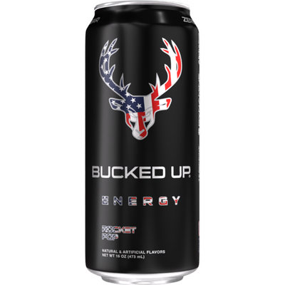 Bucked Up Energy Drink, Rocket Pop 16 Oz