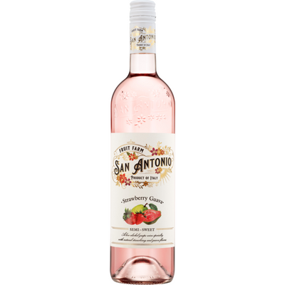 San Antonio Fruit Farm Strawberry Guava Semi Sweet Rose Wine Italy 750ml Bottle