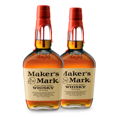 Maker's Mark Bourbon 750mL Twin Set