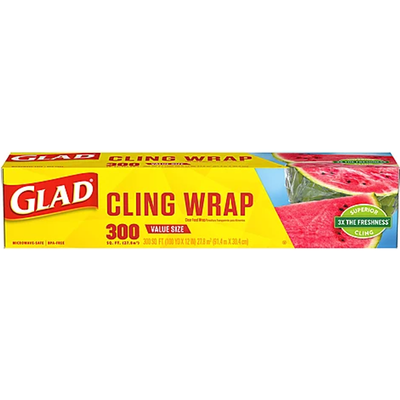 Glad Clear Cling Wrap 2oz Count