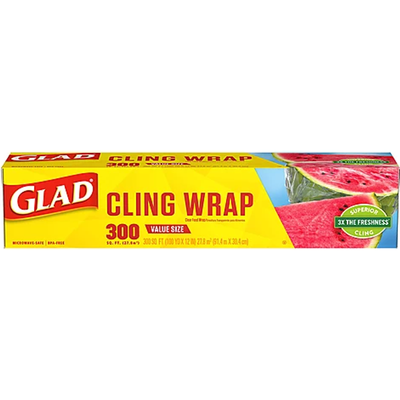 Glad Clear Cling Wrap 2oz Count