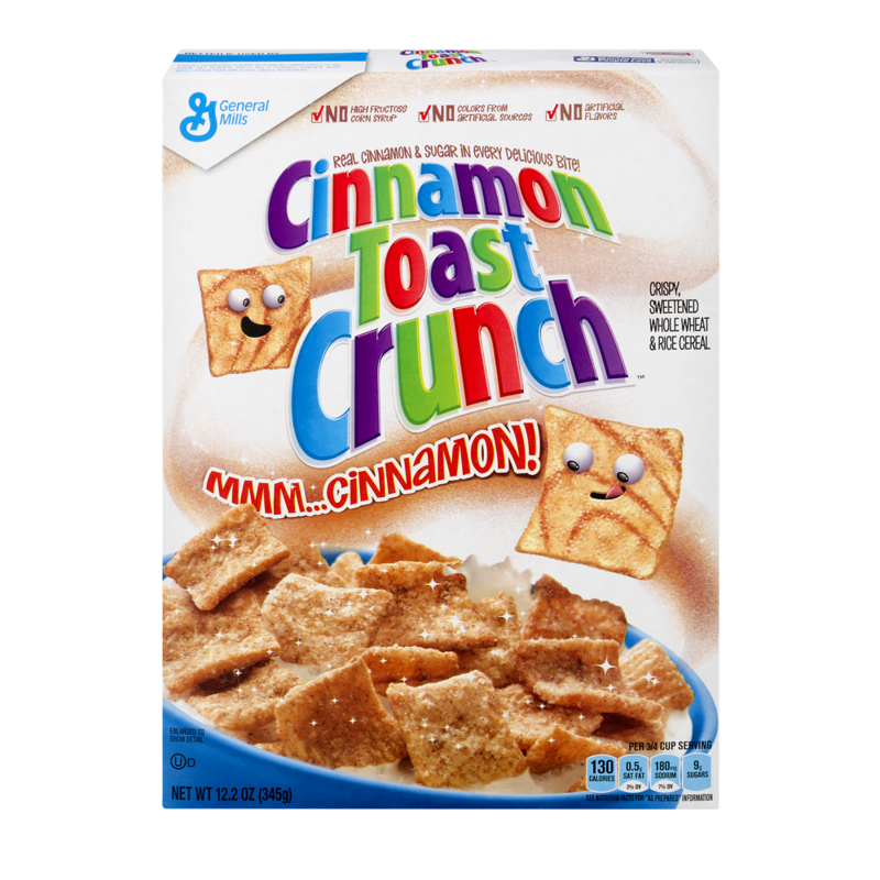 General Mills Cinnamon Toast Crunch Cereals 12oz Carton