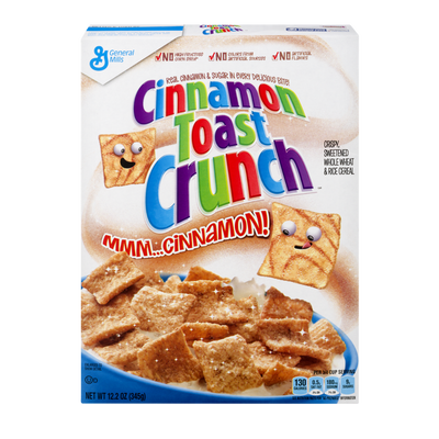 General Mills Cinnamon Toast Crunch Cereals 12oz Carton