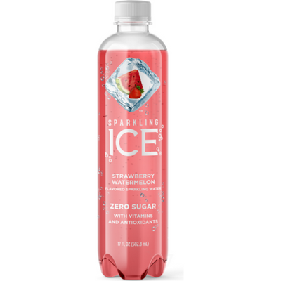 Sparkling Ice Strawberry Watermelon Sparkling Water 17oz Bottle