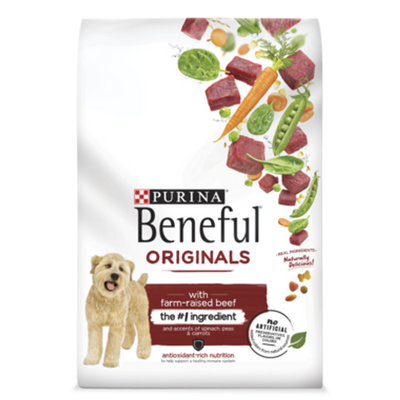 Purina Beneful Dry Dog Food Original With Real Beef 3.5lb Pouch