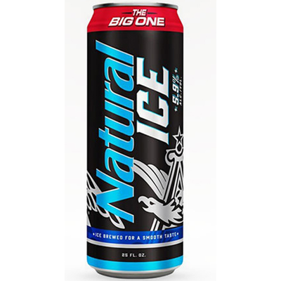 Natural Ice 25 oz Can