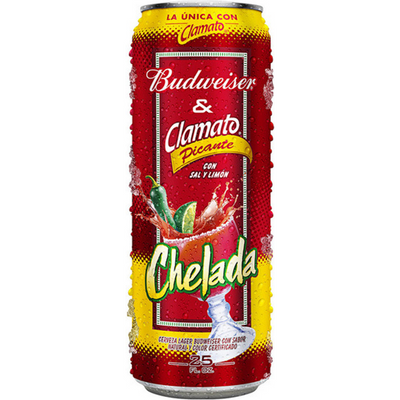 Budweiser & Clamato Picante 25oz Can