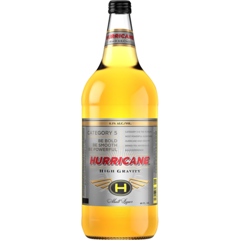 Hurricane Malt Liquor 40oz Bottle