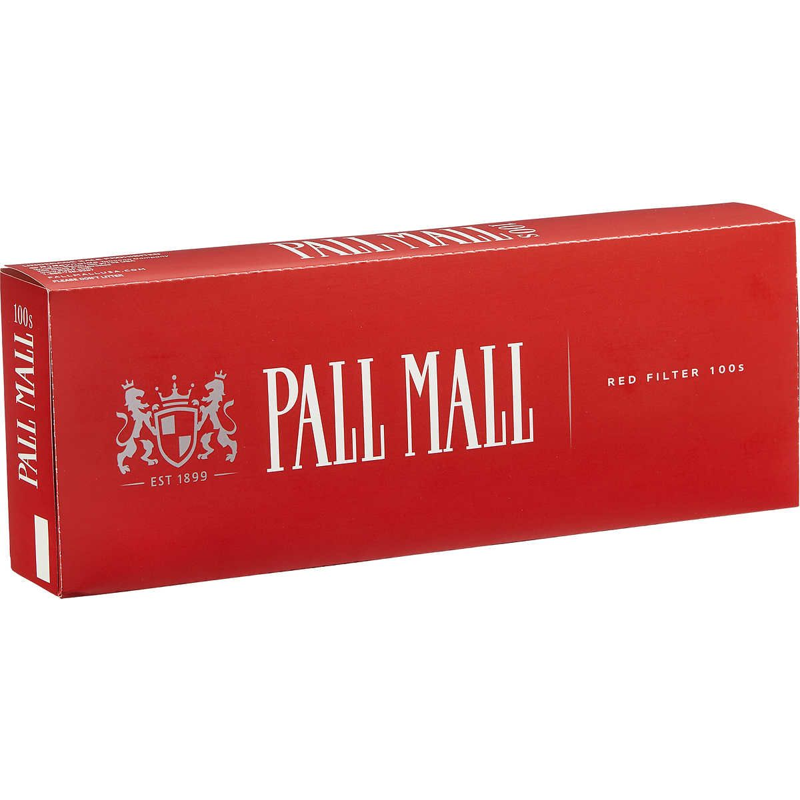 Pall Mall Red 100 Box 1 CTN
