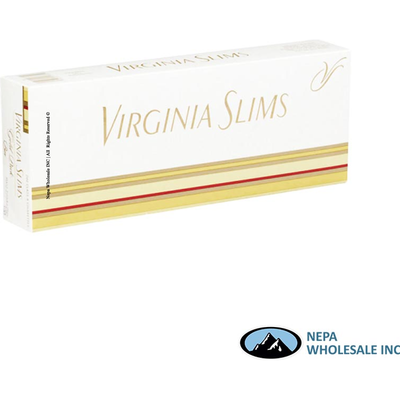 Virginia Slims 100's Gold Box Carton