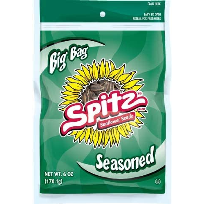 Spitz Seasoned Sunflower Seeds 6oz Bag