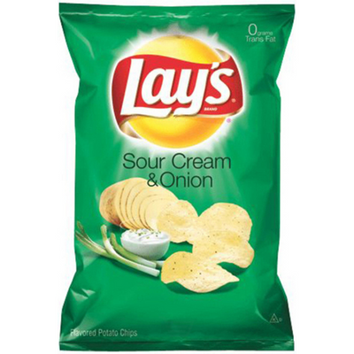 Lay's Potato Chips Sour Cream & Onion 7.75 oz Bag