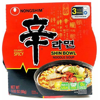 Nong Shim - Shin Gourmet Spicy Noodle Soup 3.03oz Count