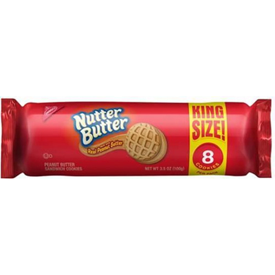 Nutter Butter Peanut Butter Sandwich Cookies 3.5oz Count