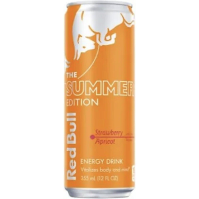Red Bull Energy Drink Strawberry Apricot 8.4oz Can
