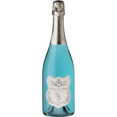 Blanc de Bleu Brut Cuvee Mousseux Mendocino County Champagne Blend Sparkling Wine 750mL