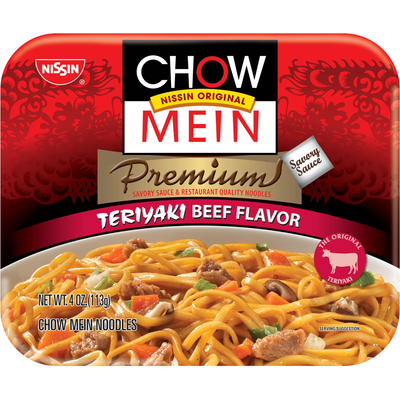 Nissin Shrimp Flavor Chow Mein Noodles