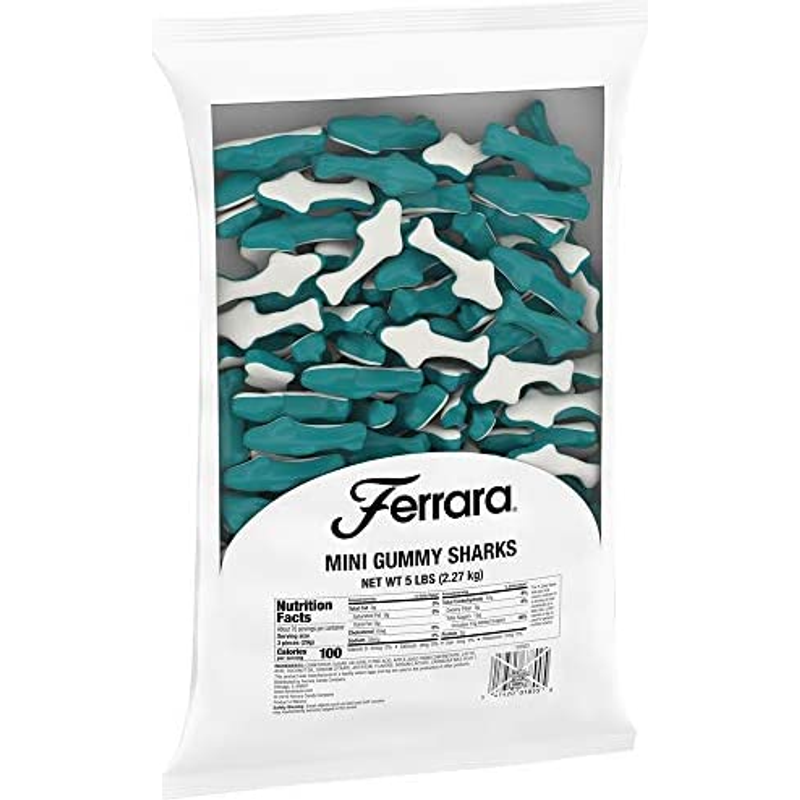 Ferrara Gummi Sharks Candy 80oz Count