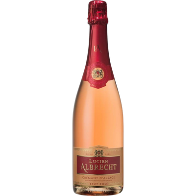 Albrecht Cremant Rose Brut 750 ml bottle (12% ABV)