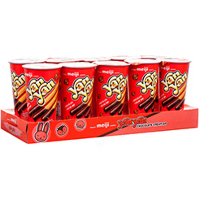 Meiji Yan Yan Cracker Stick With Dip Chocolate Cream 2oz