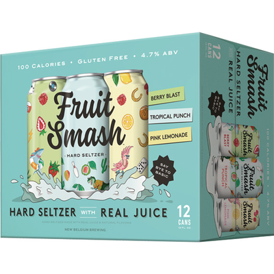 Fruit Smash Hard Seltzer 12x 12oz Cans
