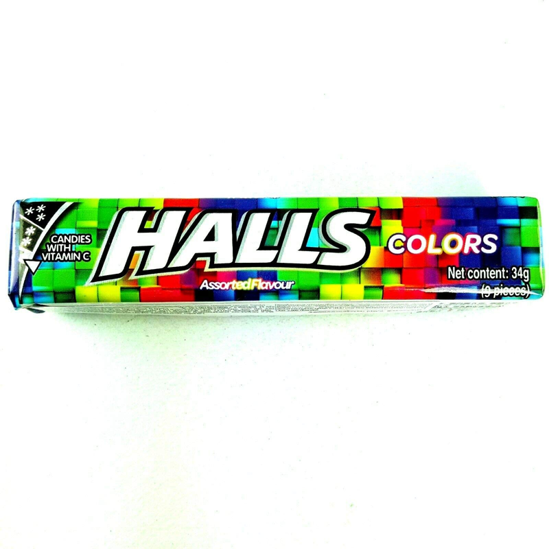 Halls Solid Candy-Fruit Flavors 2oz Bag