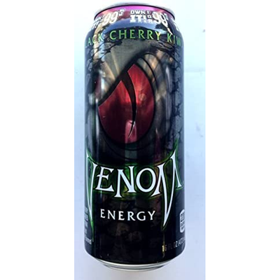 Venom Cherry Energy Drink 16oz Can