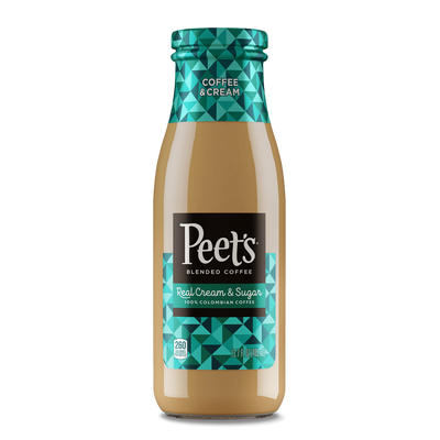 Peet's Coffee & Cream Blended Coffee 13.7oz Can