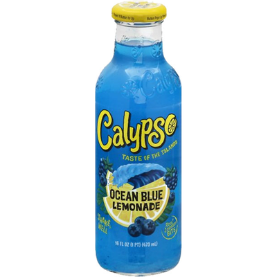 Calypso Ocean Blue Lemonade 16oz Bottle