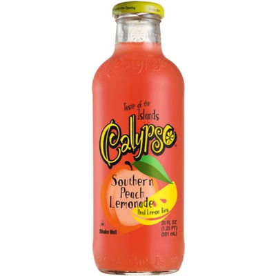 Calypso Southern Peach Lemonade 20oz Bottle
