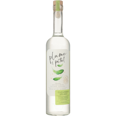 Plume & Petal Cucumber Splash Vodka 750ml Bottle