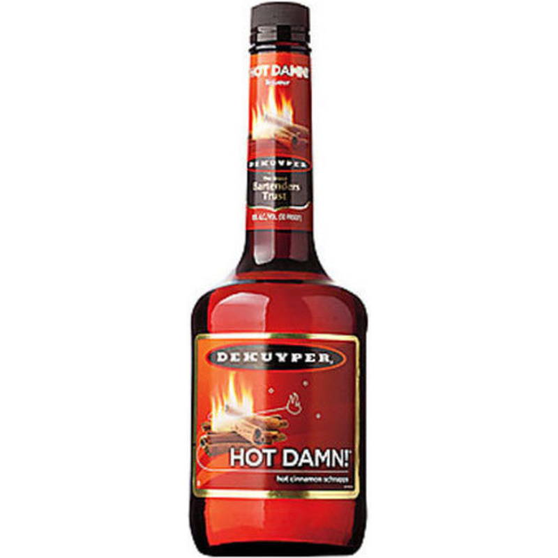 DeKuyper Hot Damn! Hot Cinnamon Schnapps Liqueur 50mL