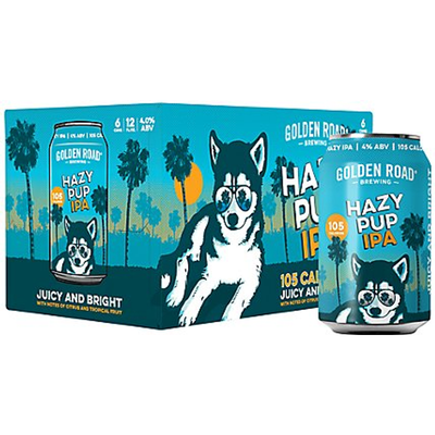 Golden Road Brewing Hazy Pup IPA 6x 12oz Cans