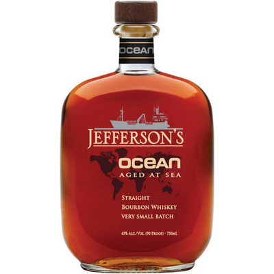 Jefferson's Ocean Aged at Sea Very Blend of Staright Bourbon Whiskeys Very Small Batch 750mL