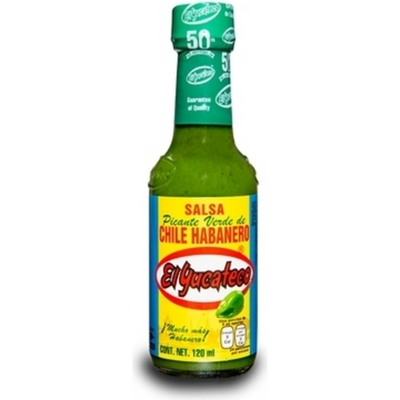 El Yucateco Salsa Picante de Chile Habanero Hot Sauce 4oz Bottle