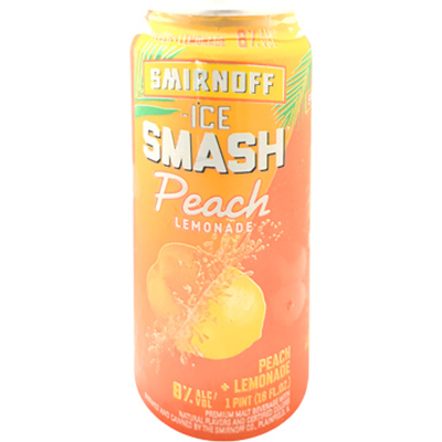 Smirnoff Smash Peach Lemonade 23.5oz Can