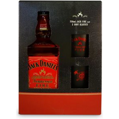 Jack Daniel's Tennessee Fire Cinnamon Liqueur Gift Set 750mL