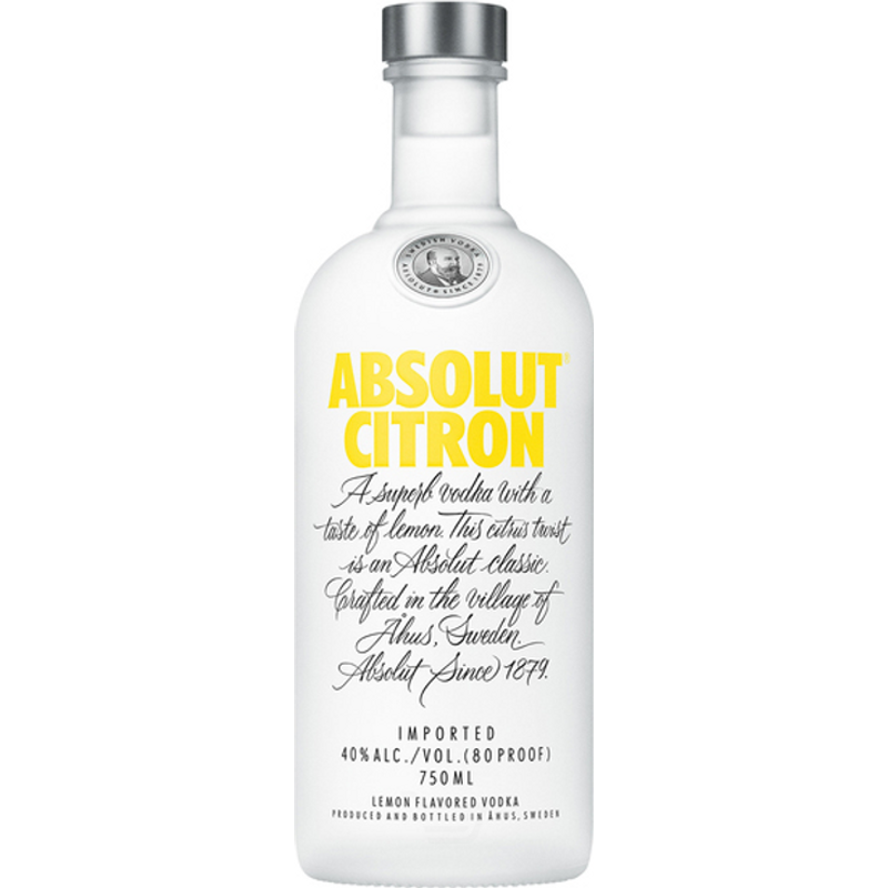 Absolut Country of Sweden Citron Lemon Vodka 1.75L