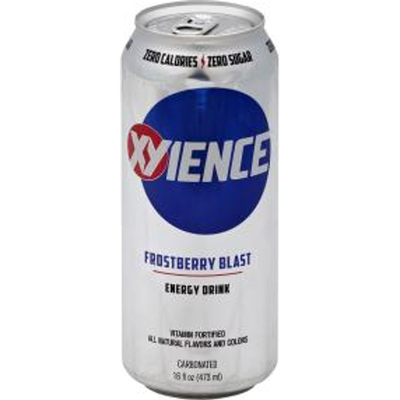 Xyience Frostberry Blast Energy Drink 16oz Plastic Bottle