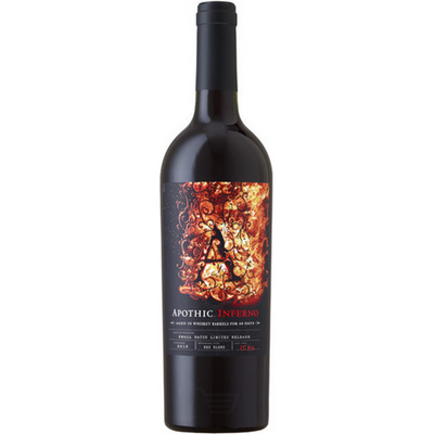 Apothic Inferno Small Batch Limited Release - Aged in Whiskey Barrels for 60 Days Red Wine Blend 750mL